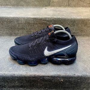 Nike Air VaporMax Flyknit Gator ISPA Black Metallic Silver